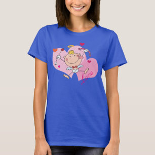 Cupid & Pink Hearts T-Shirt