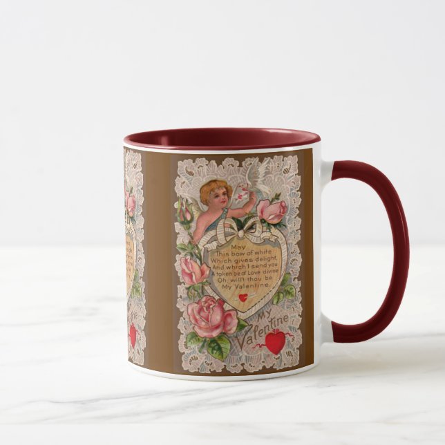 Cupid Poem Valentine's Mug (Right)