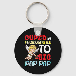 Cupid Promoting Me To Big Pap Pap Valentine Pregna Key Ring