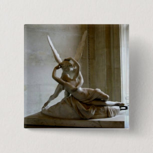 Cupid + Psyche 15 Cm Square Badge