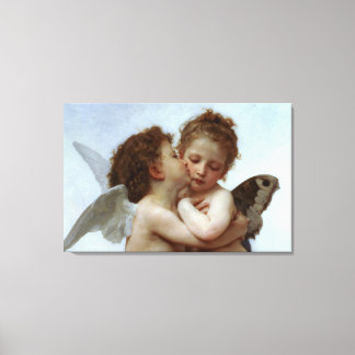 Cupid & Psyche as Children Canvas Print