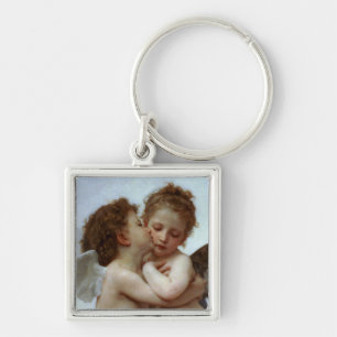 Cupid & Psyche as Children Key Ring