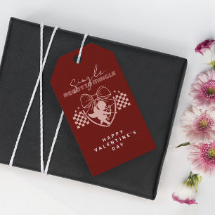 Cupid Red Single Ready to Mingle Valentine's  Gift Tags