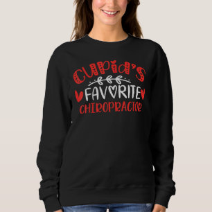 Cupid S Favourite Chiropractor Romance Couples Men Sweatshirt