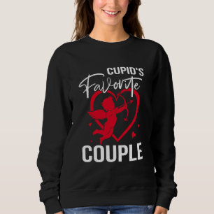 Cupid’s Favourite Couple - Funny Valentine’s Day Sweatshirt