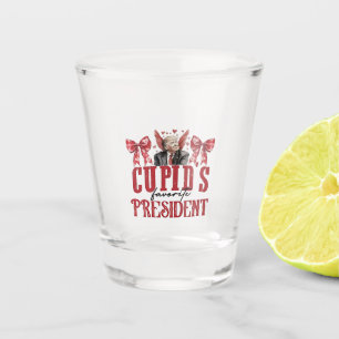 Cupid’s Favourite President Valentine Trump  Shot Glass