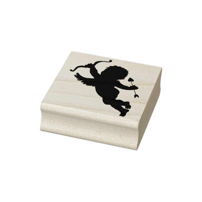 cupid silhouette art stamp (Stamp)
