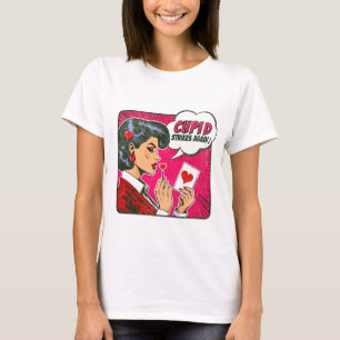 Cupid Strikes Again - Valentine's Day T-Shirt