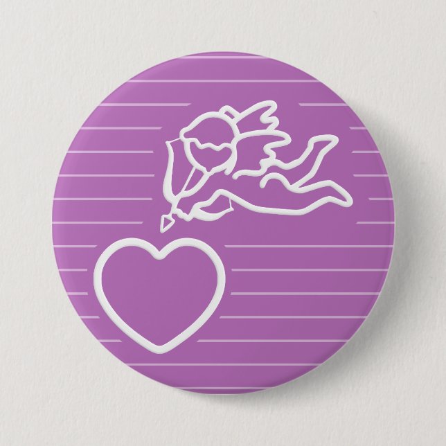 Cupid Strikes custom button (Front)