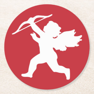 Cupid Strikes custom coasters