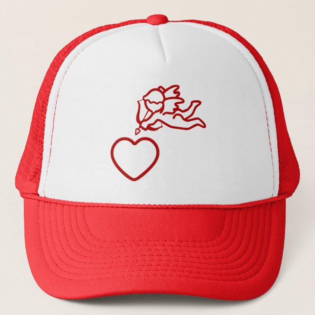 Cupid Strikes custom hat (Front)