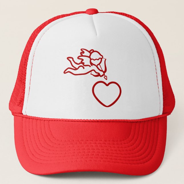 Cupid Strikes custom hat (Front)