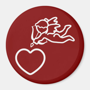 Cupid Strikes custom magnet