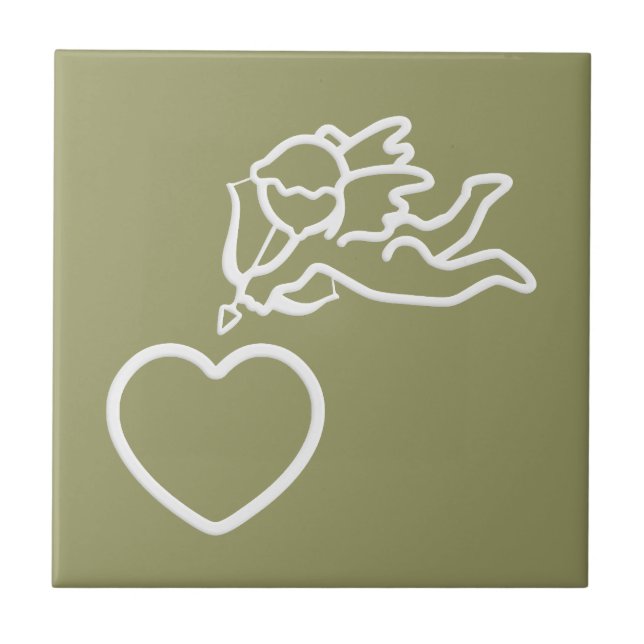 Cupid Strikes custom tile (Front)