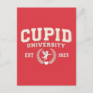 Cupid University – The School of Love and Arrows Holiday Postcard