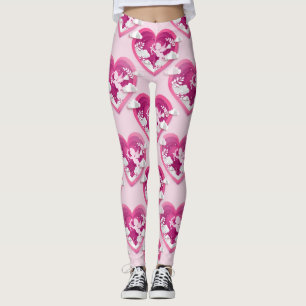 cupid valentine leggings