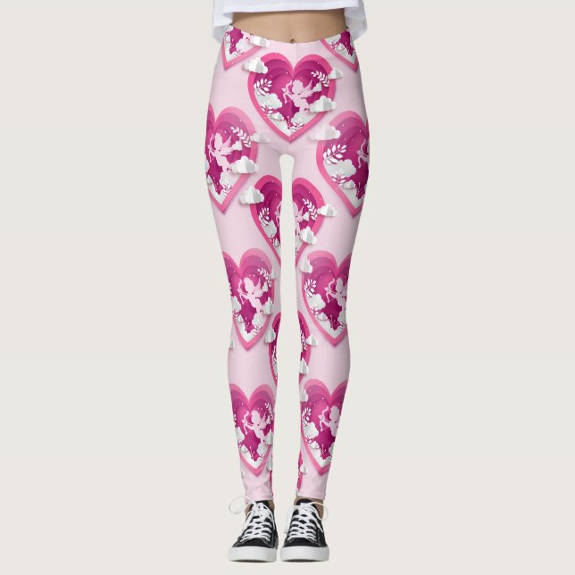 cupid valentine leggings (Front)