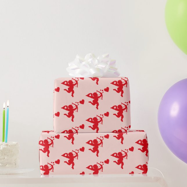Cupid Valentines Day Wrapping Paper (Party Gifts)