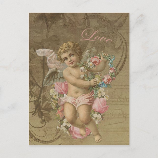 Cupid - Vintage Postcard (Front)