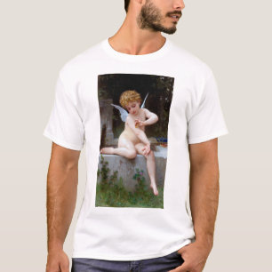 Cupid with a Butterfly, Bouguereau T-Shirt