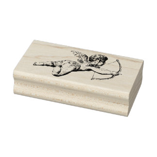 Cupid with Bow No.1 Rubber Stamp