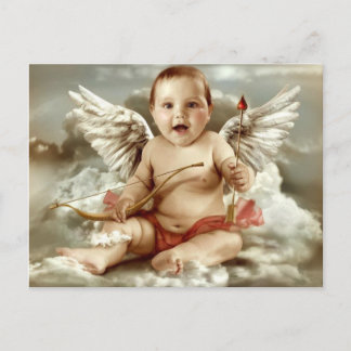 cupido baby postcard