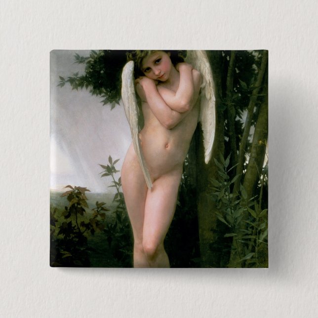 Cupidon, 1891 15 cm square badge (Front)