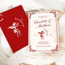 Cupid's Arrow Red Vintage Wedding