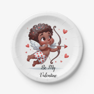 Cupid's Charm Be My Valentine  Paper Plate