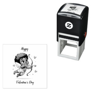 Cupid's Charm Valentine's  Card Self-inking Stamp