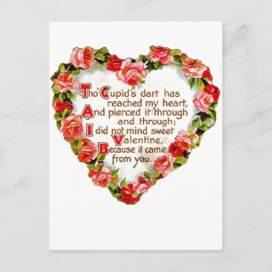Cupids Dart Holiday Postcard