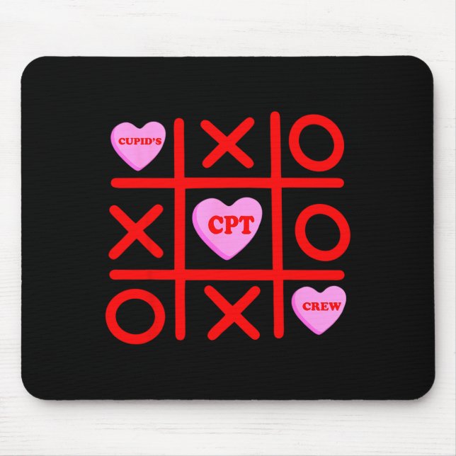 Cupids Favorite Cpt Crew Xoxo Phlebotomist Valenti Mouse Pad (Front)