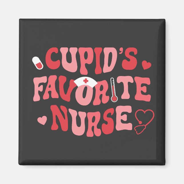  Cupids Favorite Nurse Magnet (Front)