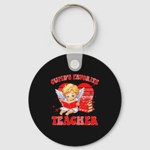 Cupids Favorite Teacher For Teachers Girls Women V Key Ring