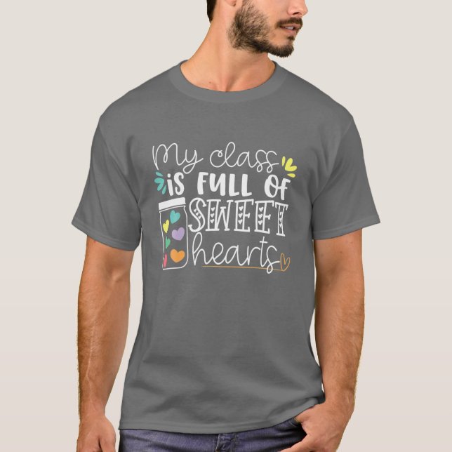Cupid's Favourite Activity Assistant Red Plaid Val T-Shirt (Front)