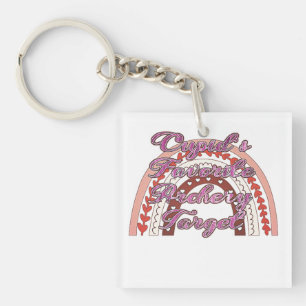 Cupid's Favourite Archery Target - Valentine's Day Key Ring