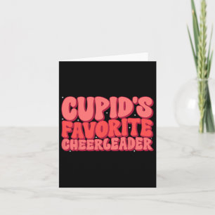 Cupids Favourite Cheerleader Valentine Day Love Ch Card