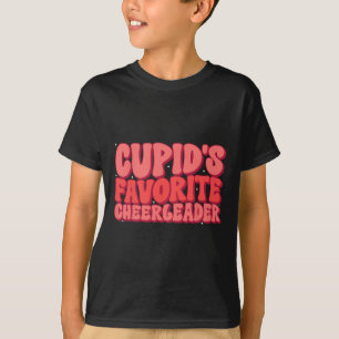 Cupids Favourite Cheerleader Valentine Day Love Ch T-Shirt