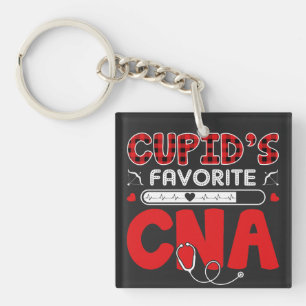 Cupid's Favourite CNA: Nursing Heroes Appreciation Key Ring