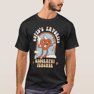 Cupid's Favourite Geography Teacher Teacher Cute G T-Shirt