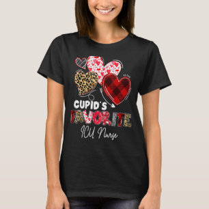 Cupid's Favourite ICU Intensive Care Nurse Valenti T-Shirt