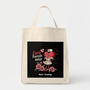 Cupid's Favourite Nurse Funny And Cute Valentine's Tote Bag