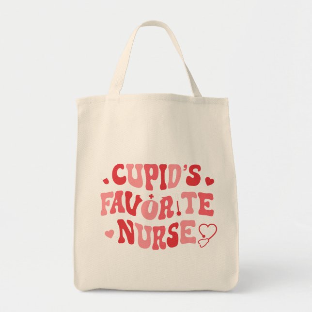  Cupids Favourite Nurse Tote Bag (Front)