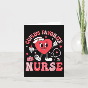 Cupids Favourite Nurse Valentines Day Cute Heart R Card