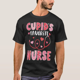 Cupid's Favourite Nurse Valentine's Day T-Shirt