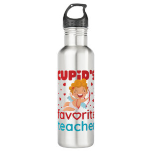 Cupid's Favourite Teacher Cute Valentine's Day 710 Ml Water Bottle
