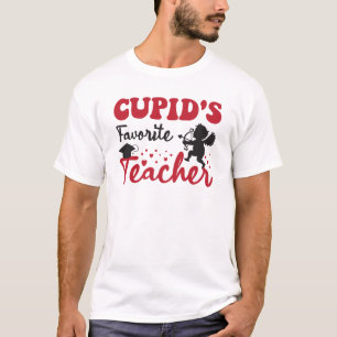 Cupid's Favourite Teacher, Valentine's Day teacher T-Shirt