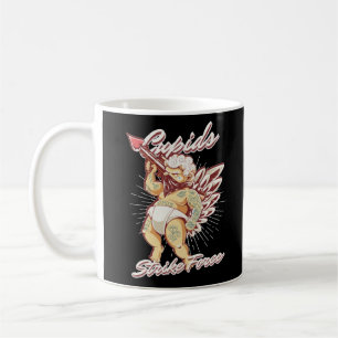 CUPIDS STRIKE FORCE funny cupid valentines day Coffee Mug
