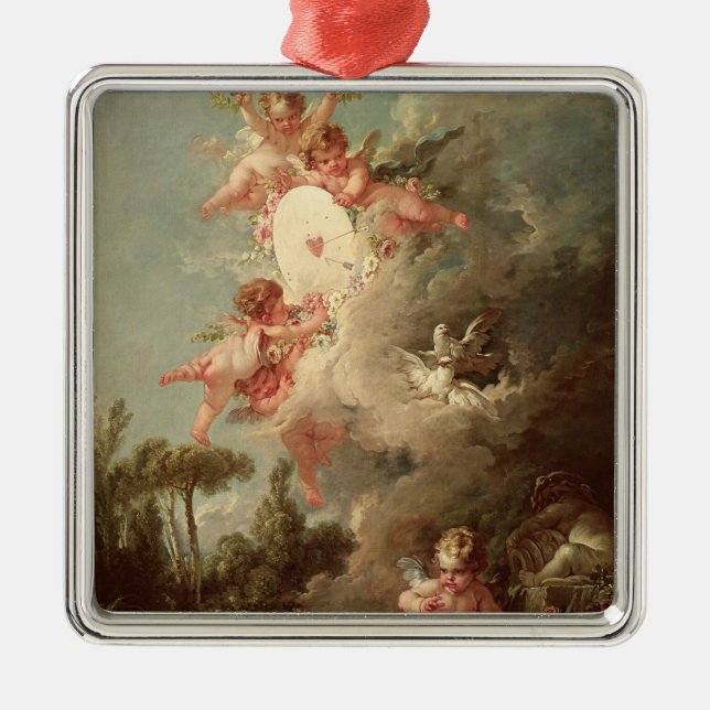 Cupid's Target, from 'Les Amours des Dieux' Metal Tree Decoration (Front)