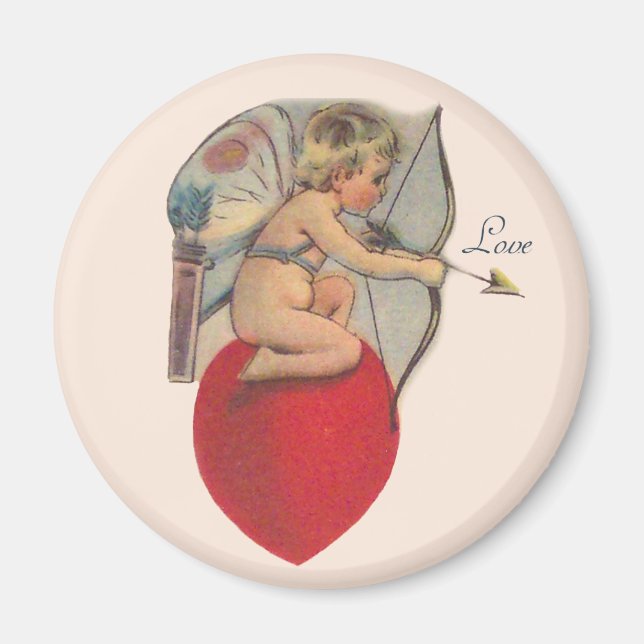 Cupids Valentine Message Magnet (Front)